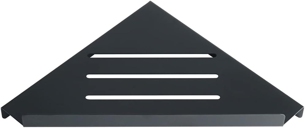 BAHELS Corner Shower Caddy Black Wall Mounted Rack