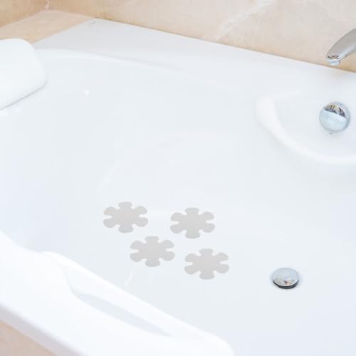 Alipis 20pc Flower Shape Non-Slip Bathtub Stickers