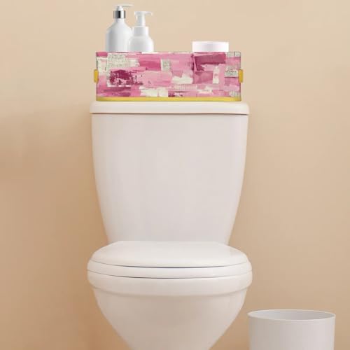 Geometric Toilet Paper Basket with Handles and Carry