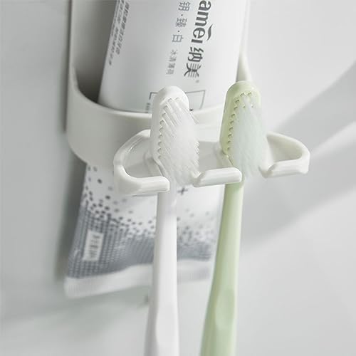 2 PCS Self-Adhesive Toothbrush Holders Wall Mounted 1