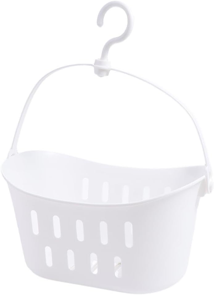 Plastic Hanging Storage Basket for Bathroom and Kitchen