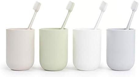 UVIVIU Toothbrush Cup with Arc Design 350ml