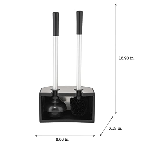Bath Bliss 2-in-1 Toilet Brush and Plunger Set 1