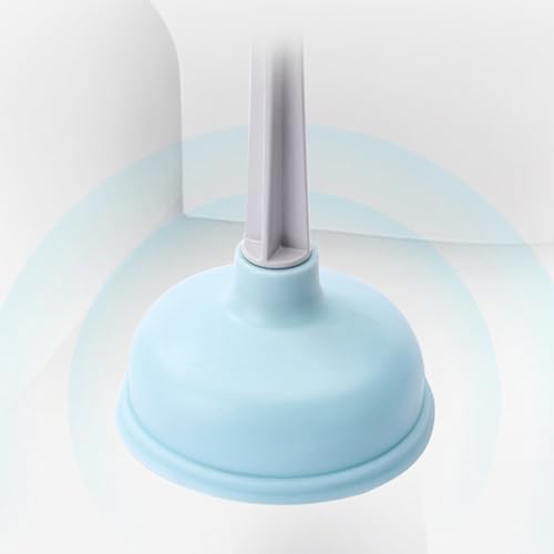 TOPINCN Toilet Plunger Strong Suction Blue 1