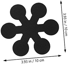 Ciieeo 20pcs Non-Slip Bath Stickers Waterproof Safety Adhesive Sticks Black