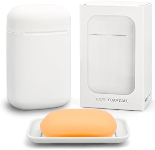 Minimalist Travel Soap Case with Leak Proof Silicone Seal