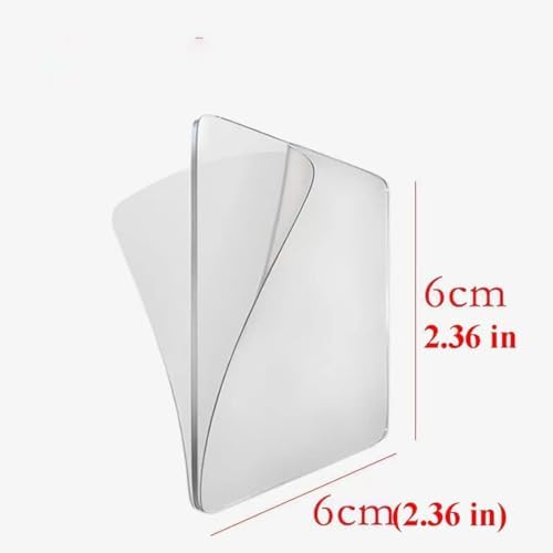 50Pcs Transparent Sticky Pads for Wall Mount Organizer