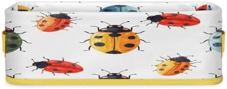Cute Ladybird Toilet Paper Basket with Handles