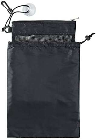 Shower Bag Tote with Zipper and Drawstring