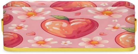 Snatocys Allover Fruits Peachy Toilet Paper Basket