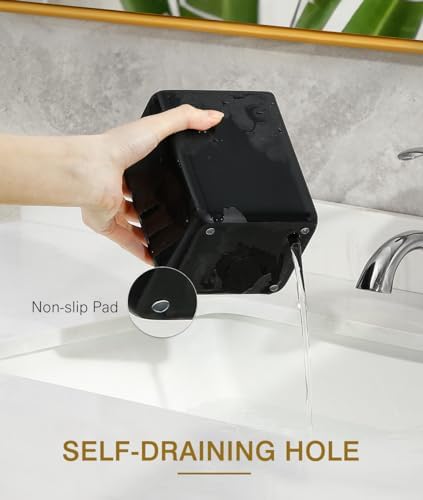 Luxspire 3 Slots Toothbrush Holder Matte Black
