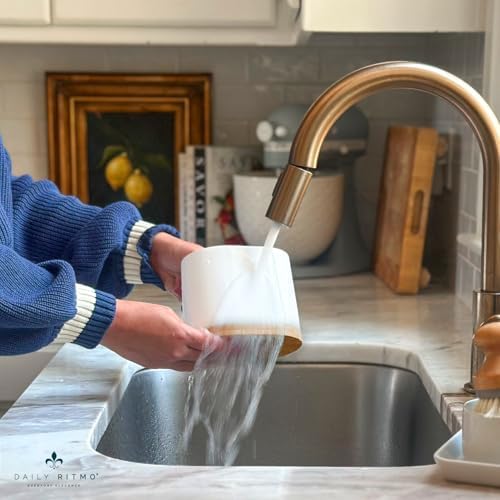 Daily Ritmo Large Toothbrush Holder with Bamboo Base