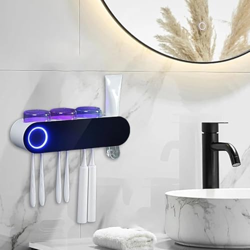 LALFENNB Smart Toothbrush Holder with Dispenser