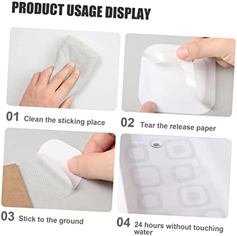 Alipis Non-Slip Bath Tub Stickers 20pcs Peva Decals