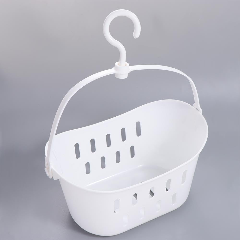 Plastic Hanging Storage Basket for Bathroom and Kitchen