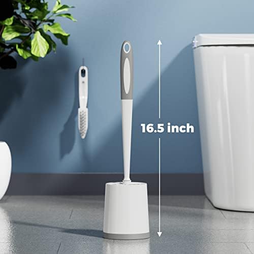 Holaloha 4-Piece Toilet Brush Set with Holder