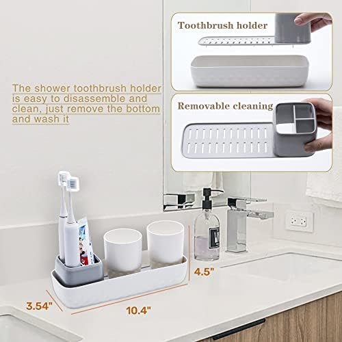 Ayswupt Electric Toothbrush Holder with 2 Cups Set