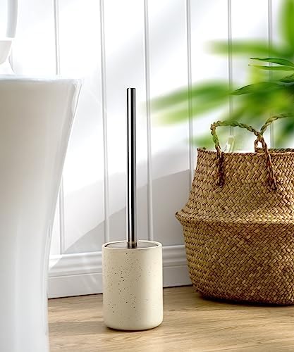 Viosuniu Ceramic Toilet Brush and Holder Set