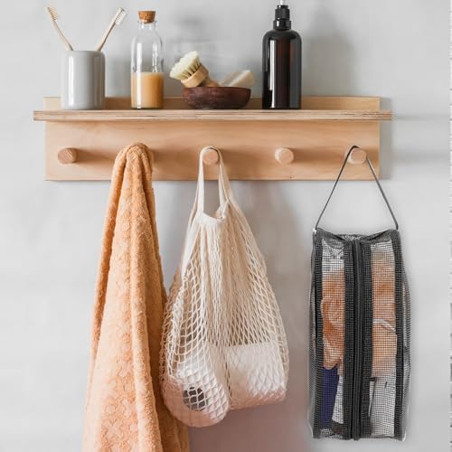 Mozeat Lens Mesh Shower Caddy Bag Tote Grey