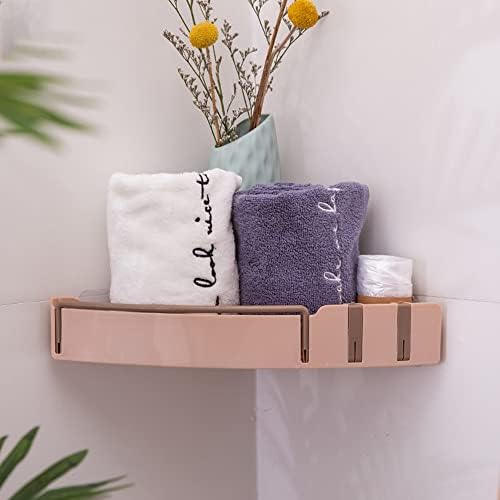 BAHELS Pink Corner Shower Caddy Storage Shelf
