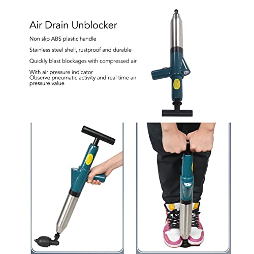 Pilipane High Pressure Air Toilet Plunger Drain Clog Remover