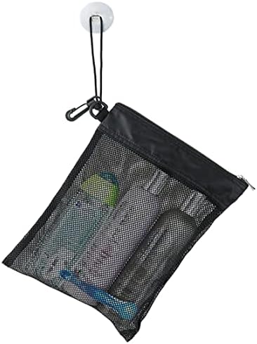 Shower Bag Tote with Zipper and Drawstring