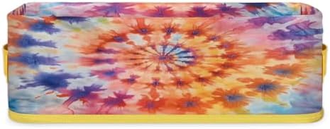 Snatocys Tie Dye Toilet Paper Basket with Handles