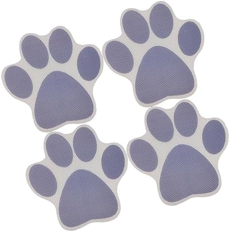 WESIEVYA Anti-Slip Tub Stickers 4pcs Grey 1