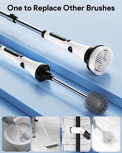 Leebein Electric Spin Scrubber with 8 Brush Heads 1