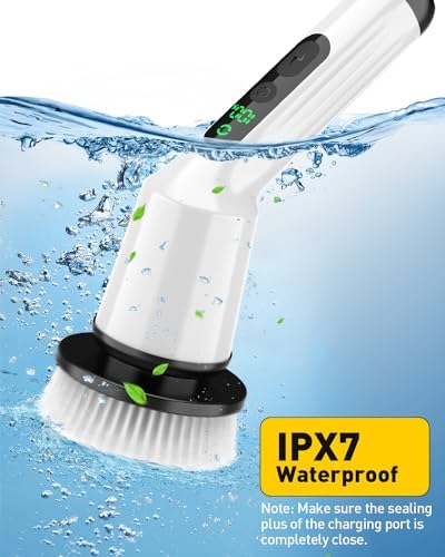 CTMAST Electric Spin Scrubber with IPX7 Waterproof 2 Speed
