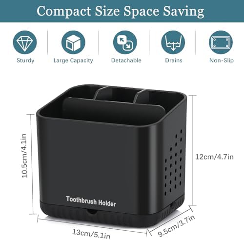 PARKMANI 4 Slot Toothbrush Holder for Bathroom 1