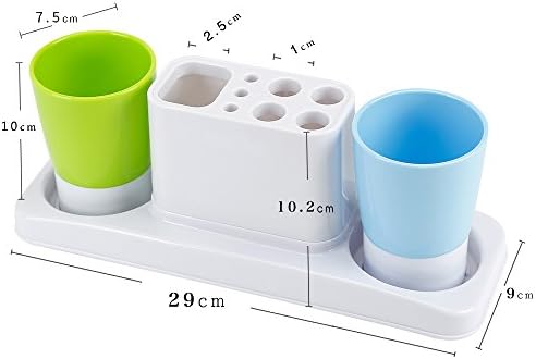 Eslite Bathroom Toothbrush Paste Holder Organizer