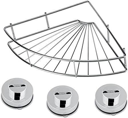 BAHELS Corner Shower Caddy with Vacuum Suction Cup