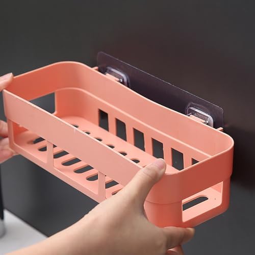 Senrusa Wall Mount Shower Caddy with Storage Basket