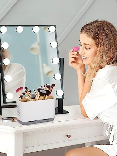 GFWARE Bamboo Toothbrush Holder with Drainage and Ventilation