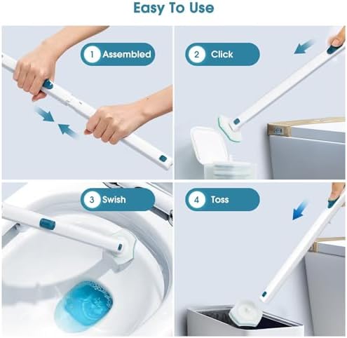 BALORIZ Toilet Cleaning System with 48 Refills