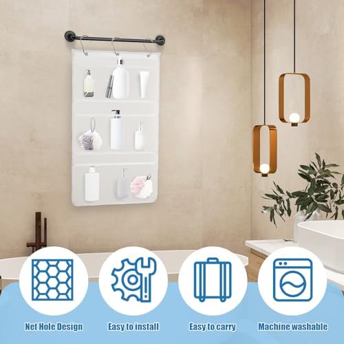 Mesh Shower Caddy with 8 Pockets 255x145in 2 PCS