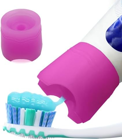 Chrome Cherry SqueezMe Self-Closing Toothpaste Cap Silicone Lid for Kids Adults