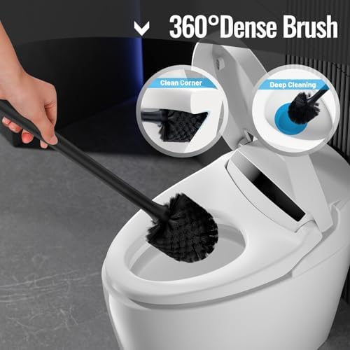 Lanburch 2 in 1 Toilet Brush and Plunger Set