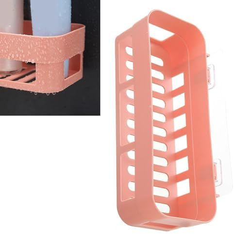 Senrusa Wall Mount Shower Caddy with Storage Basket