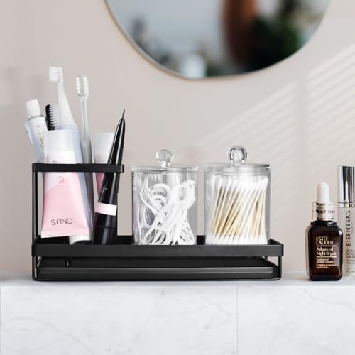 MYITYARD Toothbrush Holder with 4 Slots and Drainage