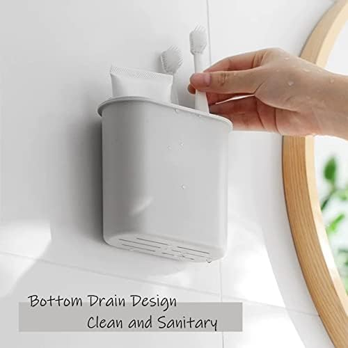 Kulusion 2 Packs Wall Mounted Toothbrush Holders