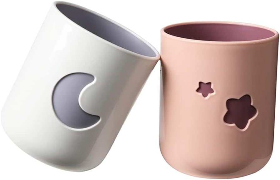 Moon Stars Couple Toothbrush Cup 2Pcs