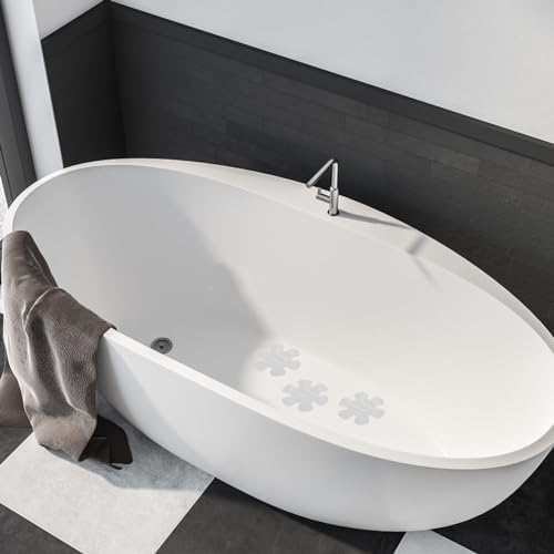 Alipis 20pc Flower Shape Non-Slip Bathtub Stickers