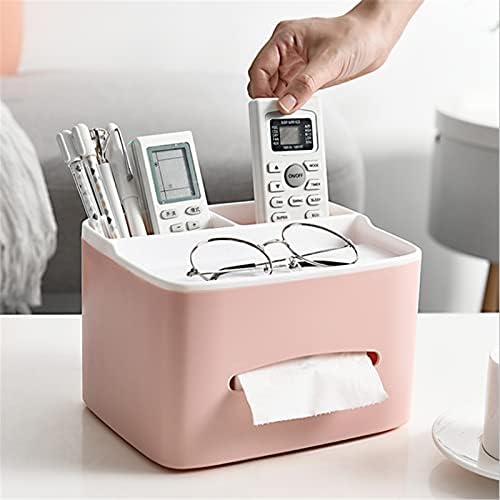 Stsmcl Pink Tissue Box with Magnetic Bottom