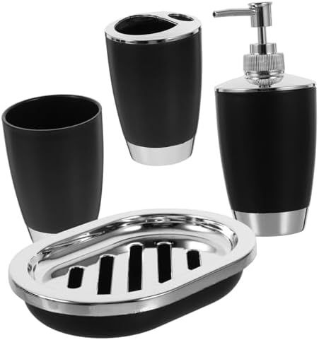 TINEASUR 4PCS Bathroom Accessories Set