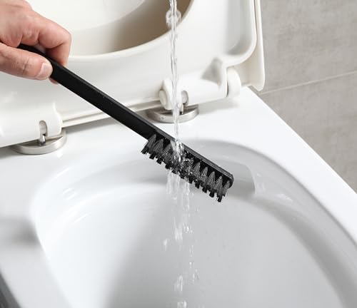 3-in-1 Toilet Brush Plunger Set with Bracket Gray