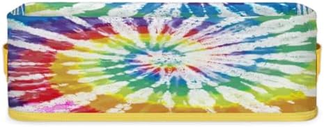 Snatocys Tie Dye Toilet Paper Basket with Handles 1
