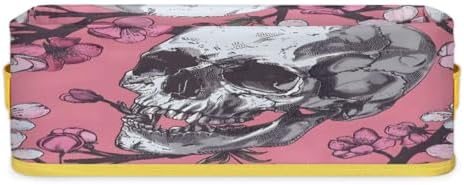 Tablerazzi Pinks Skull Toilet Paper Basket with Handle