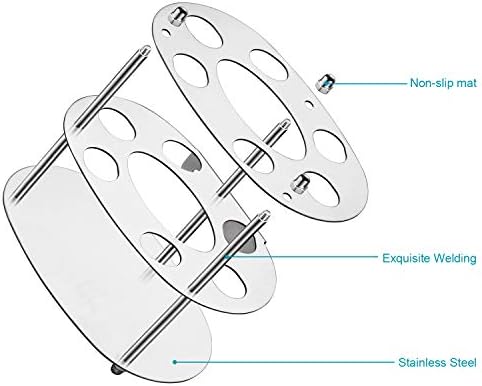 Nowyeh Stainless Steel Toothbrush Holder with 6 Slots 1